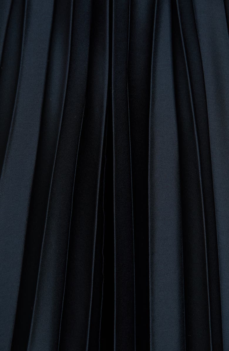 Vince Chevron Pleat Midi Dress, Alternate, color, 