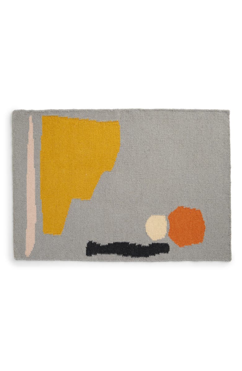Cold Picnic Pepito Flat Weave Wool Rug, Main, color, 