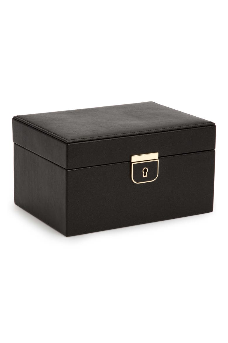 Palermo Small Jewelry Box, Alternate, color, BLACK