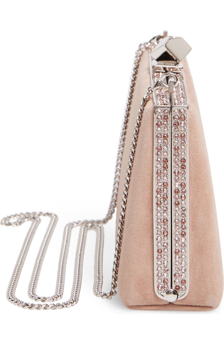 Jimmy Choo Celeste Suede Clutch, Alternate, color,