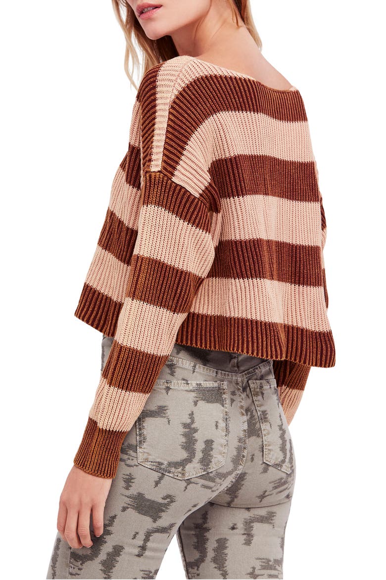 Just My Stripe Sweater, Alternate, color, NEUTRAL COMBO