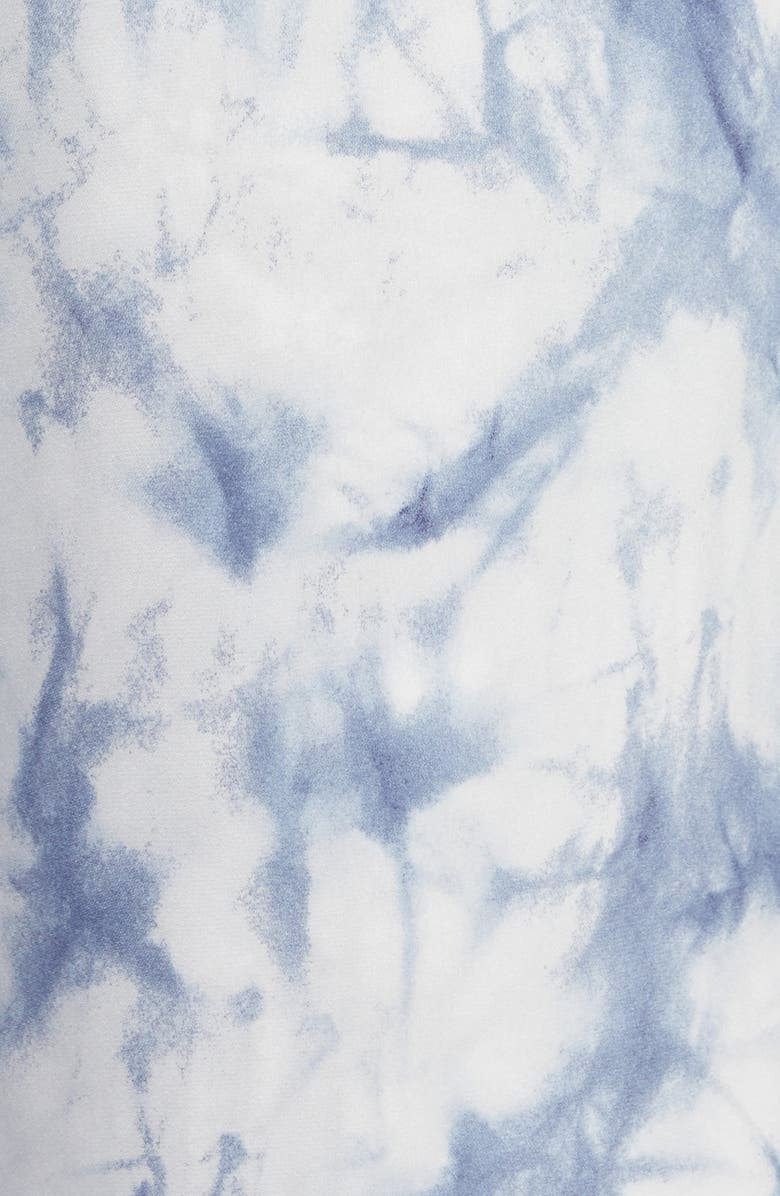 Natori Sora Tie Dye Wide Leg Satin Pajama Pants, Alternate, color, 