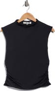 Madden Girl Funnel Neck Cap Sleeve Top