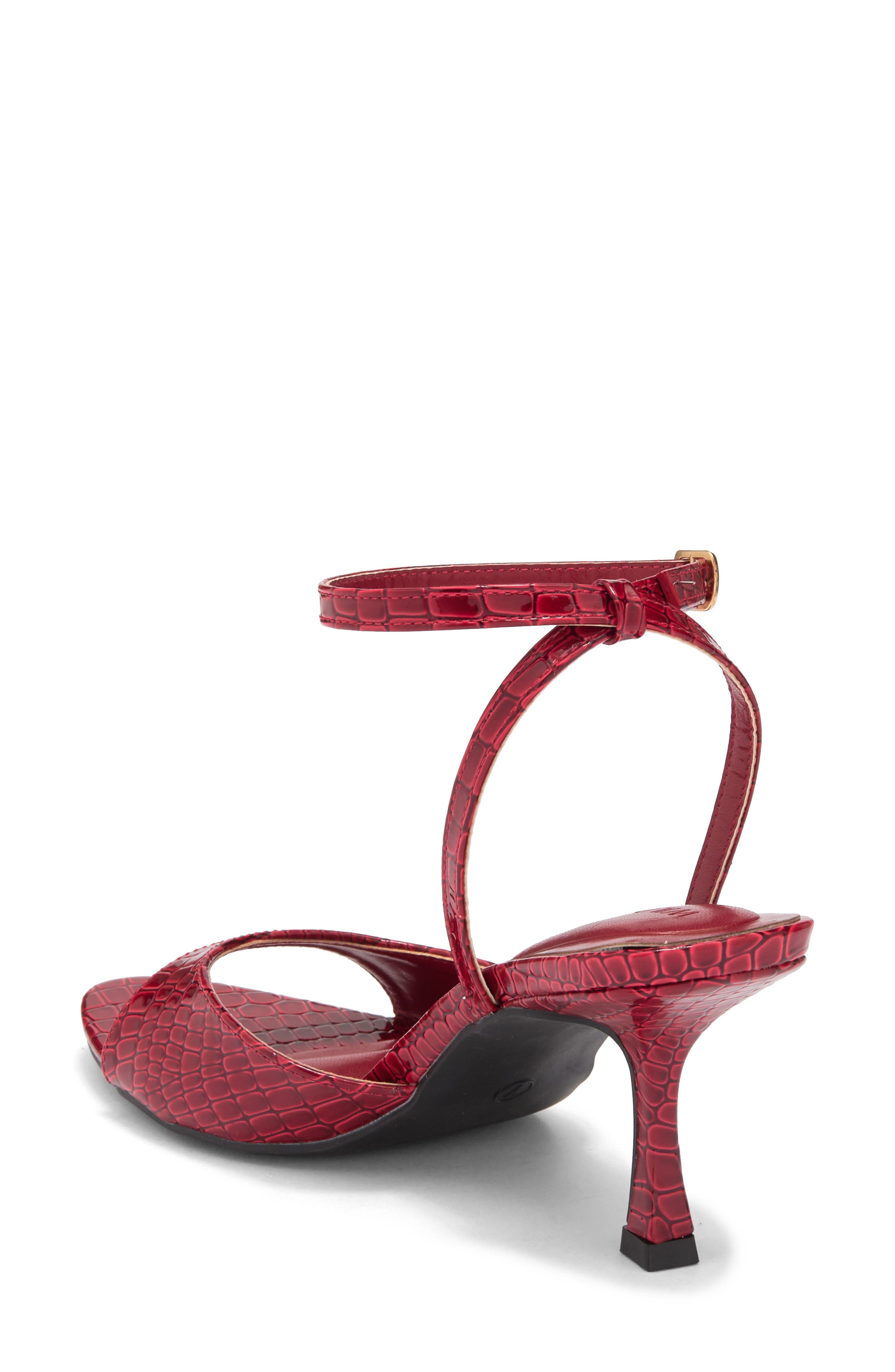 Rave Sandal, Alternate, color, RED CROCO