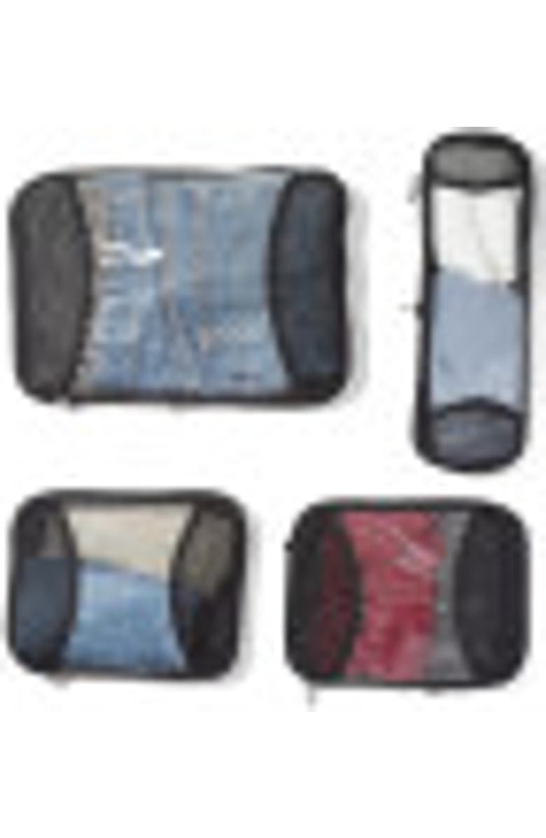 BAGGALLINI Compression Packing Cube 4 Piece Set, Alternate, color, Black