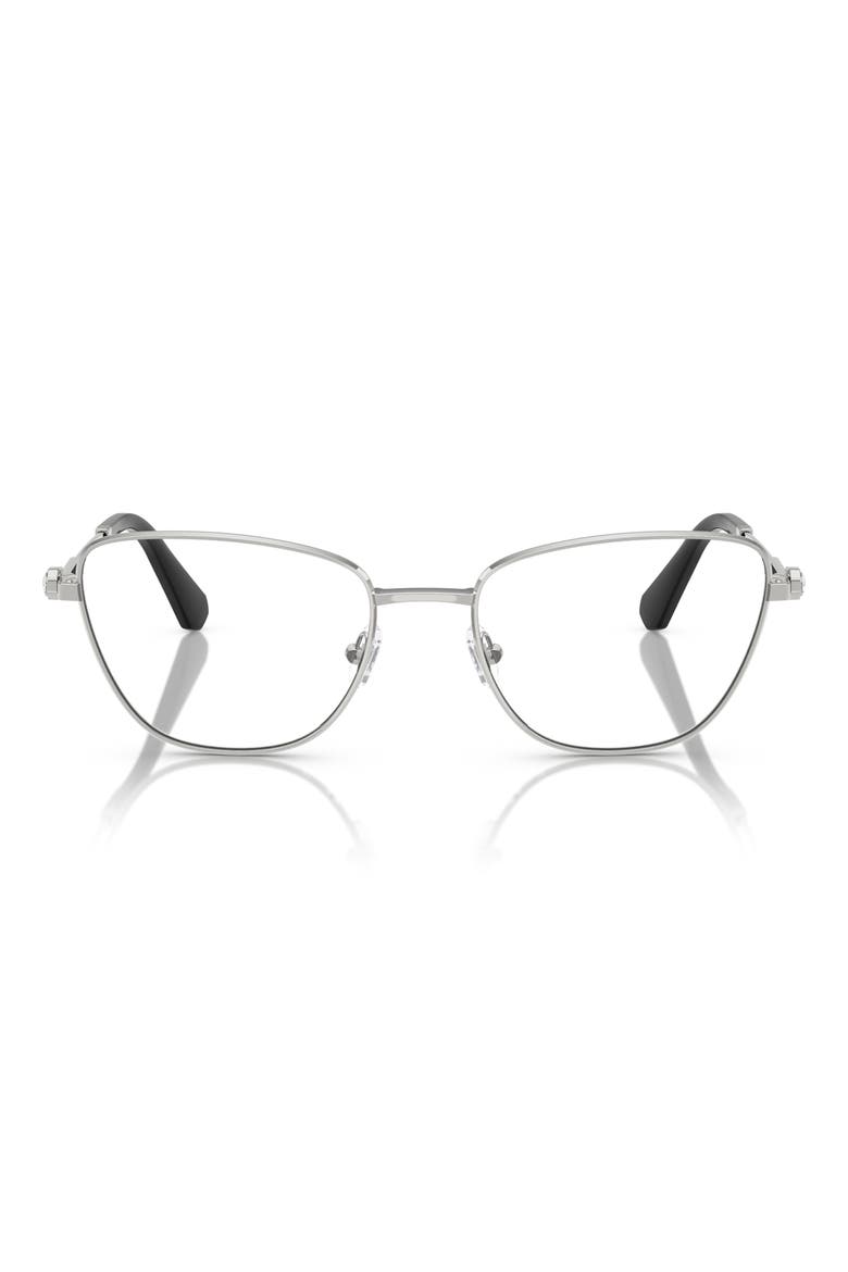 53mm Cat Eye Optical Glasses, Main, color, SILVER