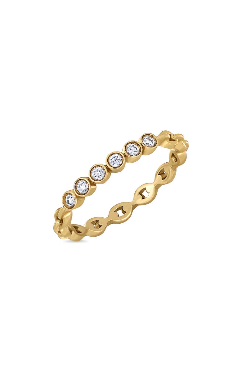 Bony Levy Monaco 18K Yellow Gold Diamond Stackable Ring, Main, color, 