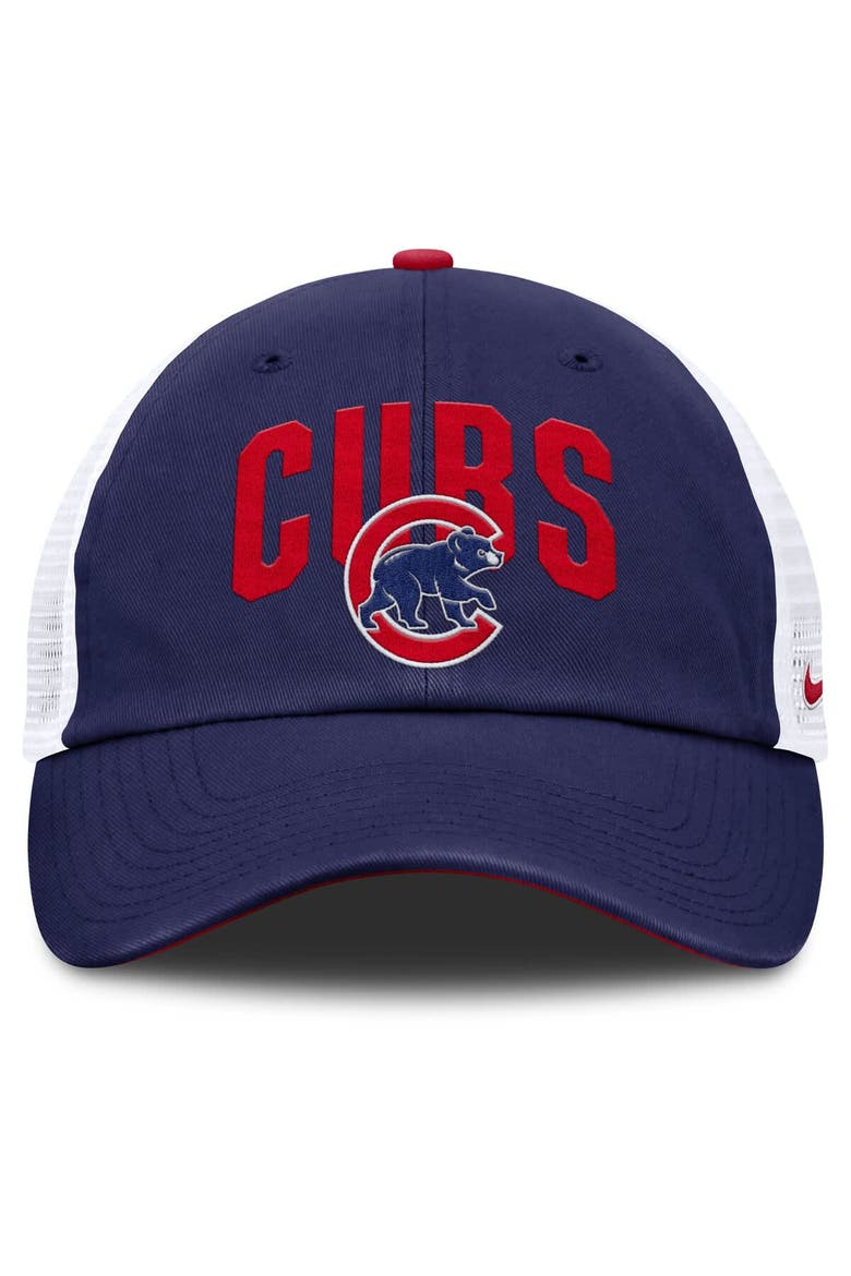 Men's Nike  Royal Chicago Cubs Primetime Club Adjustable Trucker Hat, Alternate, color, Royal