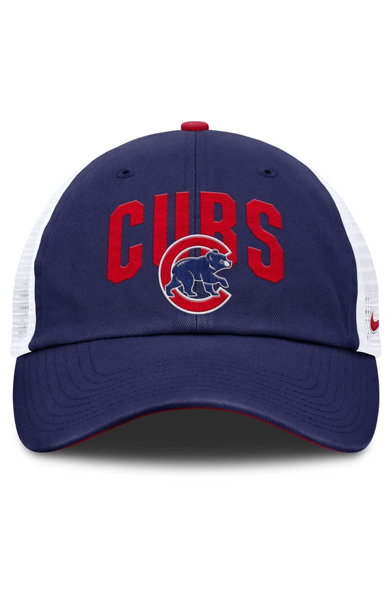 Nike Men's Nike Royal Chicago Cubs Primetime Club Adjustable Trucker Hat, Alternate, color, Royal