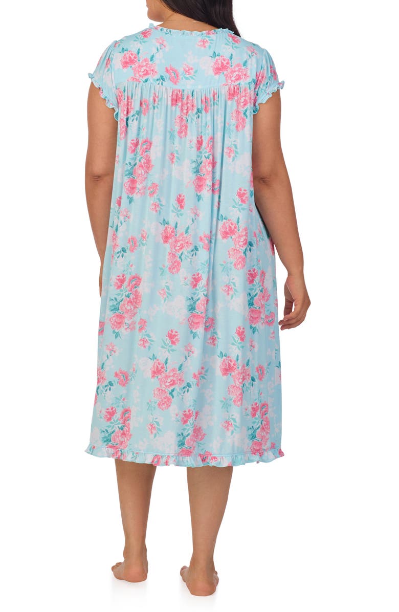Eileen West Floral Ballet Nightgown, Alternate, color, 