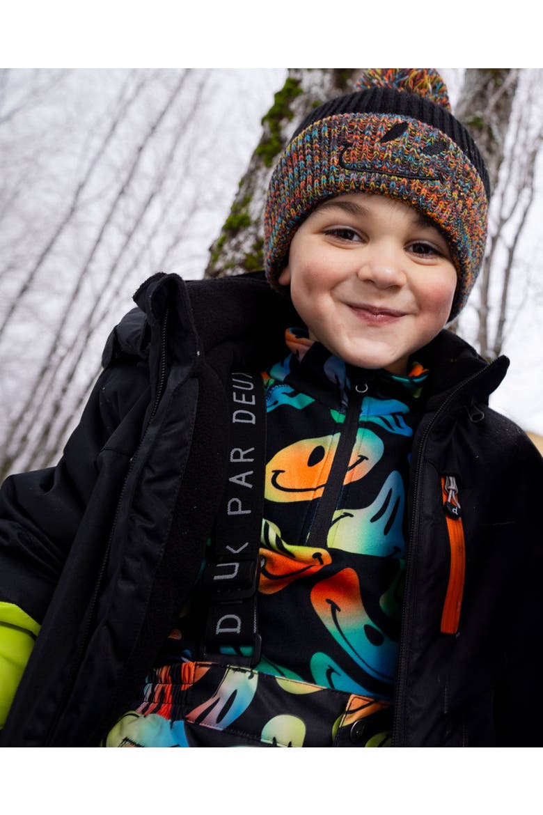 Boy Two-Piece Thermal Underwear Set, Alternate, color, Smiley Face Boy