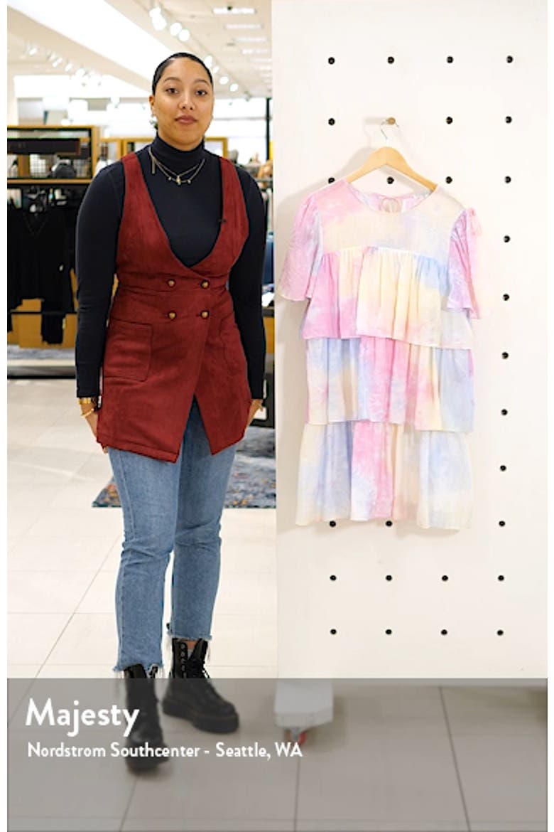 Tiered Ruffle Shift Dress video