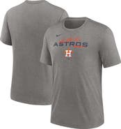 Nike Men's Nike Heather Charcoal Houston Astros We Are All Tri-Blend T-Shirt