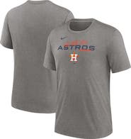 Nike Men's Nike Heather Charcoal Houston Astros We Are All Tri-Blend T-Shirt