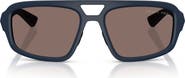 Prada Linea Rossa 57mm Polarized Irregular Sunglasses