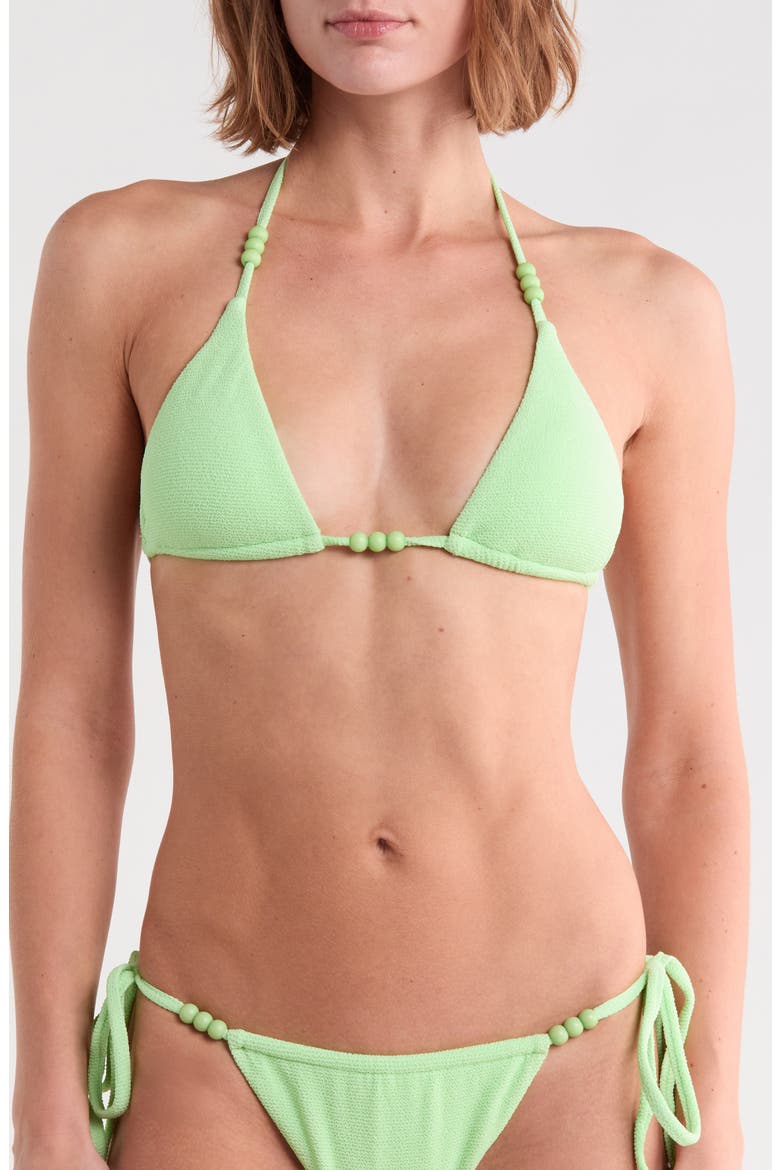 Bali Triangle Bikini Top, Main, color, PARADISE GREEN
