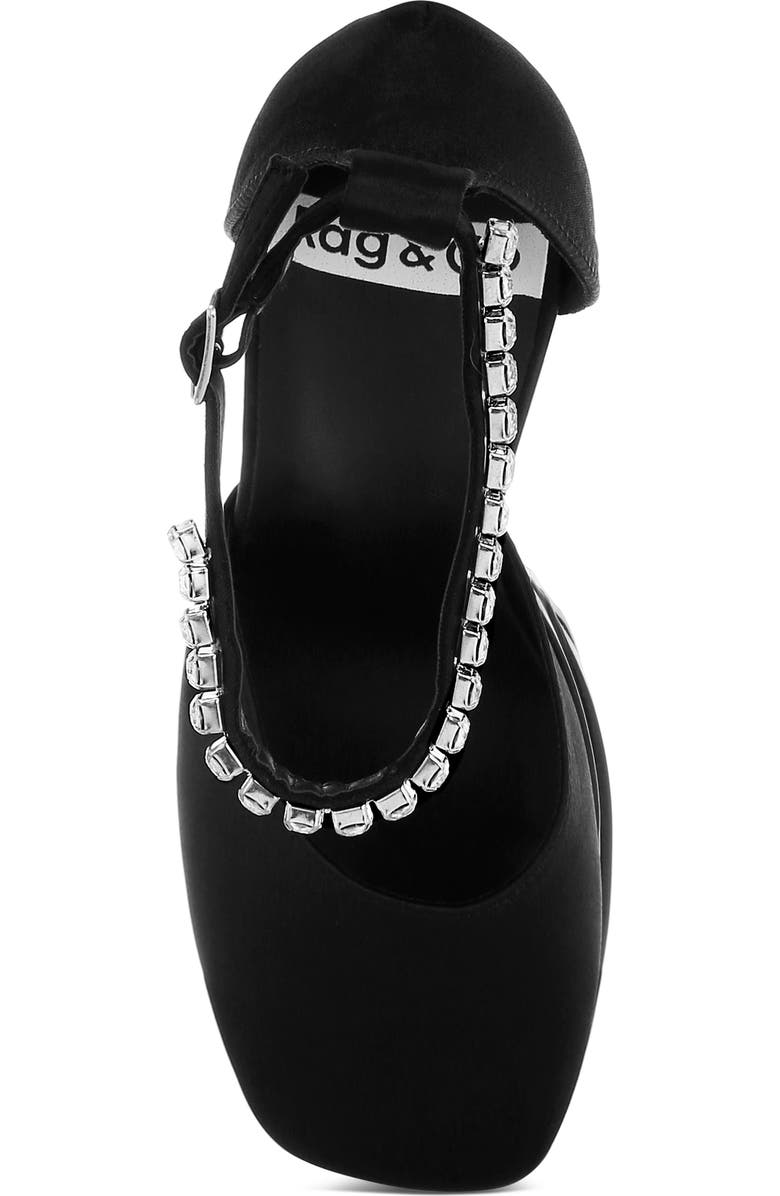 Rag & Co Martini Platform Pump, Alternate, color, Black