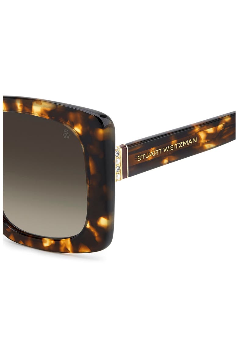 53mm Gradient Square Sunglasses, Alternate, color, HAVANA