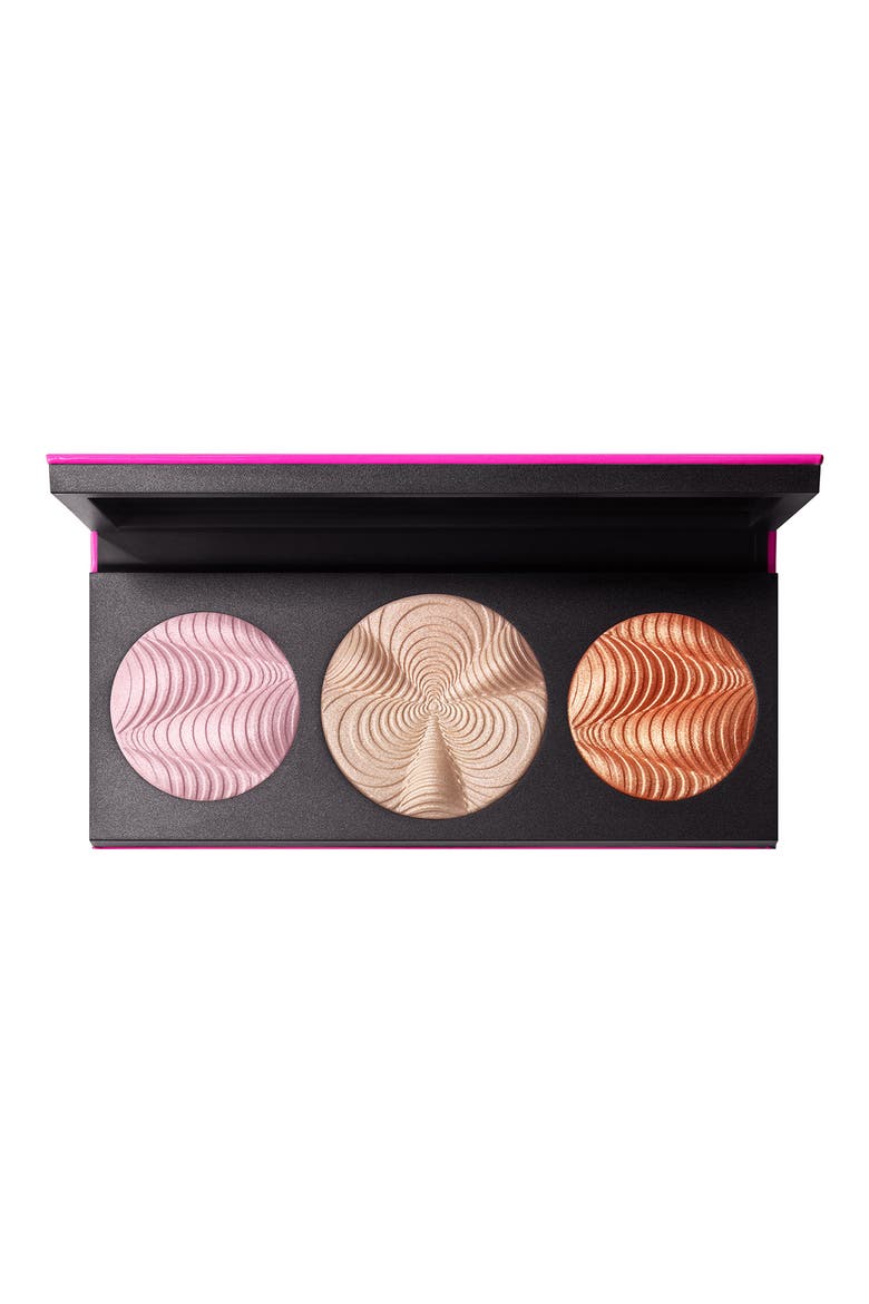 MAC Step Bright Up Extra Dimension Skinfinish Powder Highlighter Palette USD $54 Value, Main, color, LIGHT
