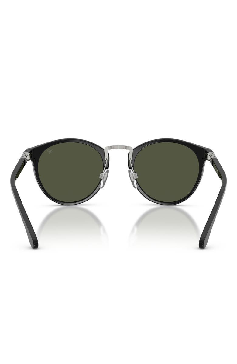 Ralph Lauren 53mm Quincy Phantos Sunglasses, Alternate, color, Shiny Black / Green