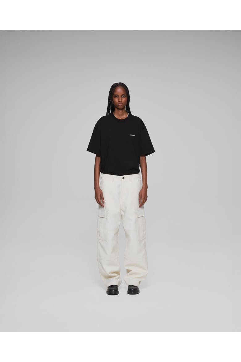 Wool Blend Cargo Pant, Alternate, color, Cream