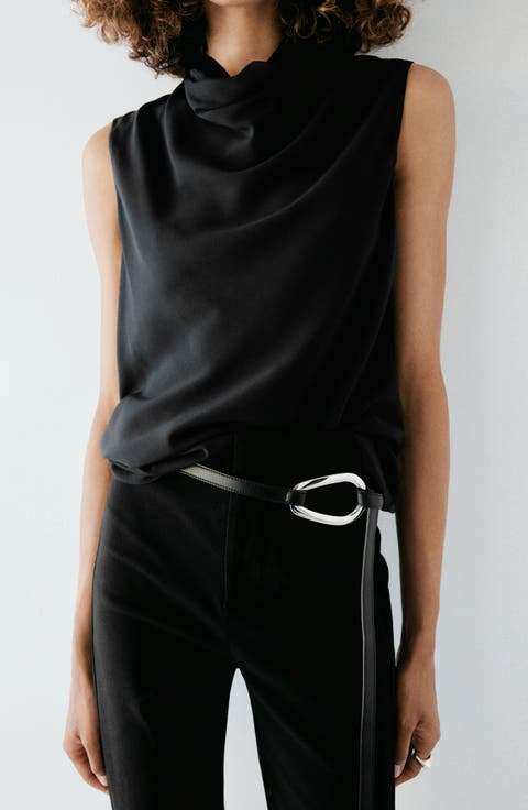Georges Draped Neck Tank