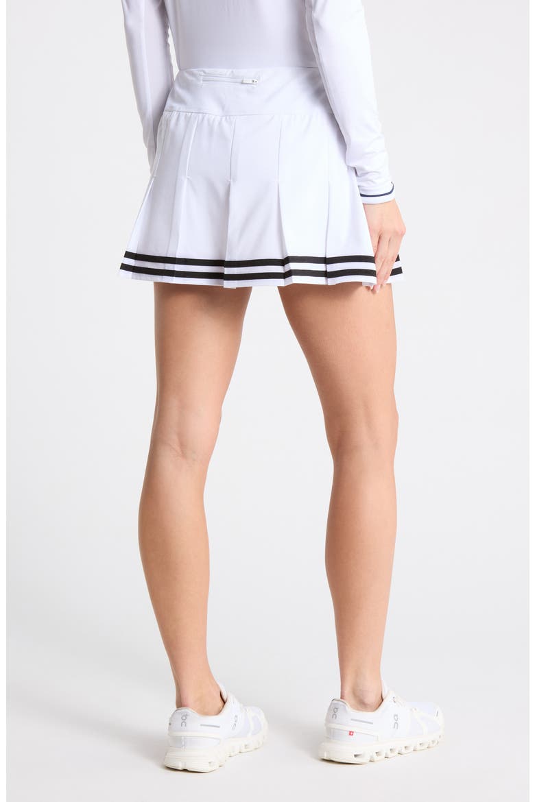 Pleated Tennis Skort, Alternate, color, BRIGHT WHITE
