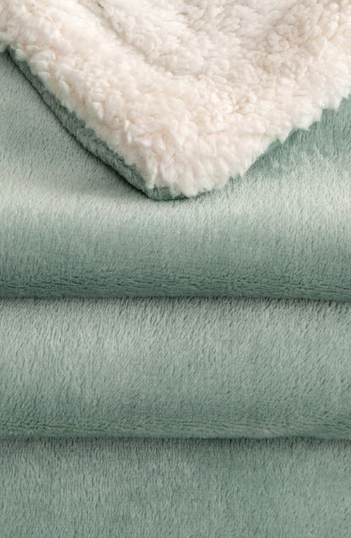 Woven & Weft Reversible Faux Shearling Throw Blanket