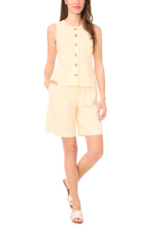 HALOGENR HALOGEN(R) TAILORED SHORTS LINEN BLEND BERMUDA SHORTS 