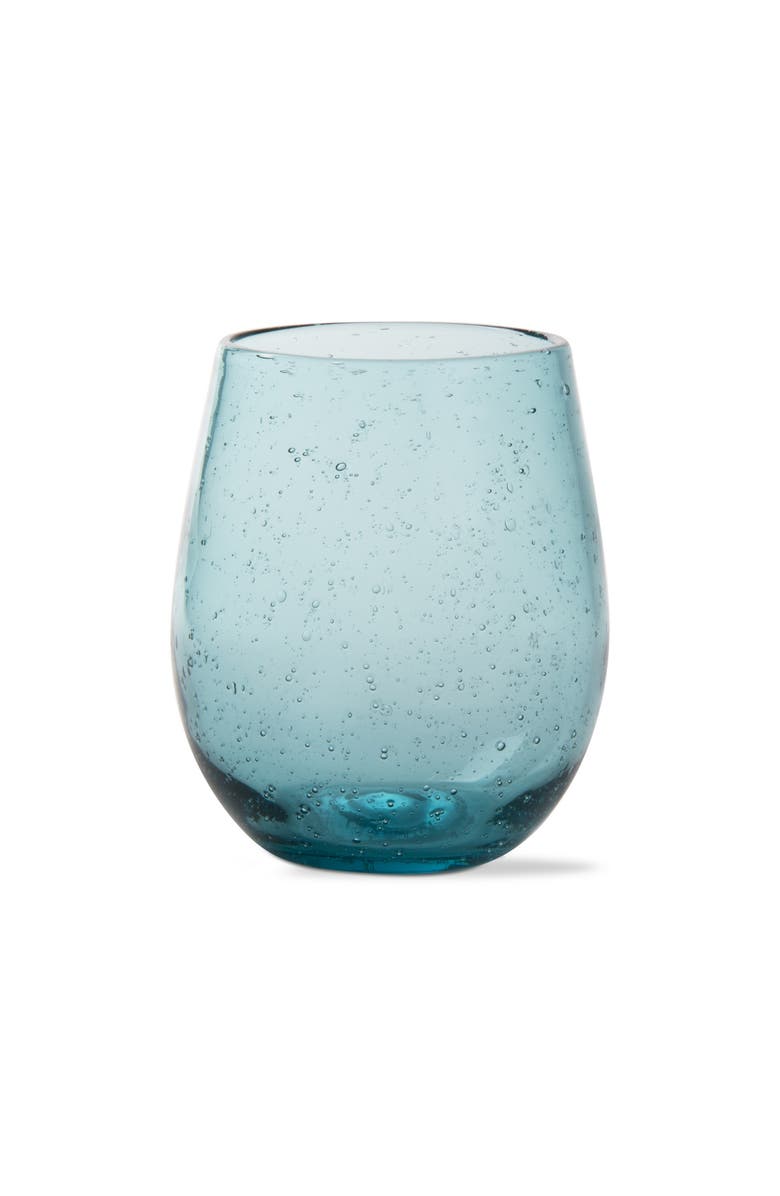 tag Bubble Glass Stemless Wine Glass for Parents Gift, Main, color, Blue