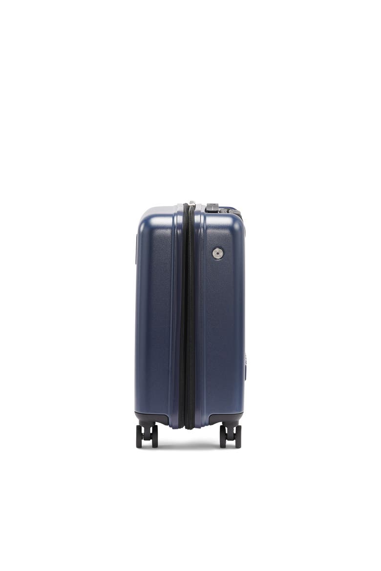Expandable Hardshell 21" Lightweight  Carry On Suitcase With Spinner Wheels, Alternate, color, Navy