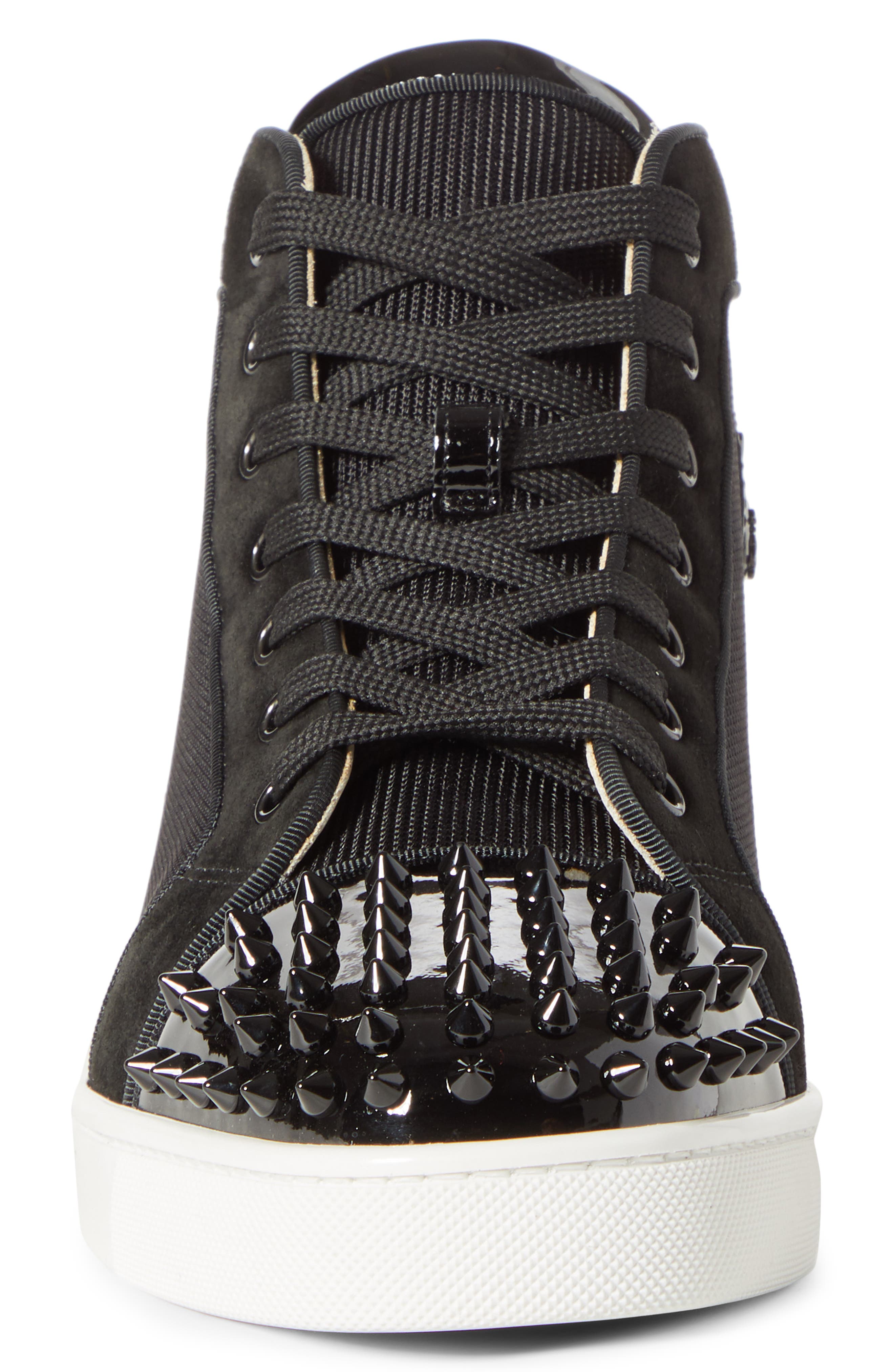 Christian Louboutin AC Lou Spikes 2 High Top Sneaker, Alternate, color, 