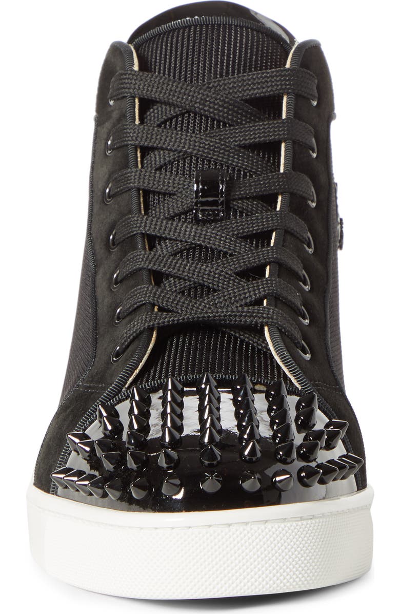 Christian Louboutin AC Lou Spikes 2 High Top Sneaker, Alternate, color,