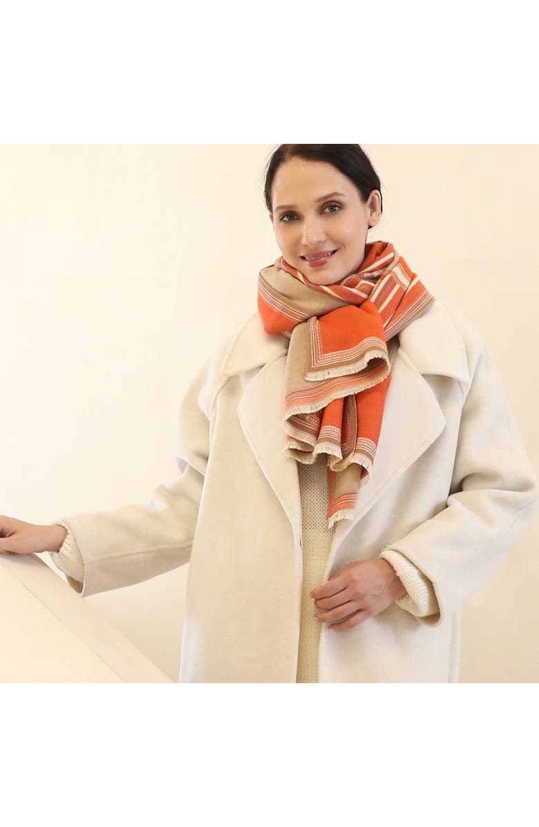 Youzey The Lola Scarf, Alternate, color, Orange