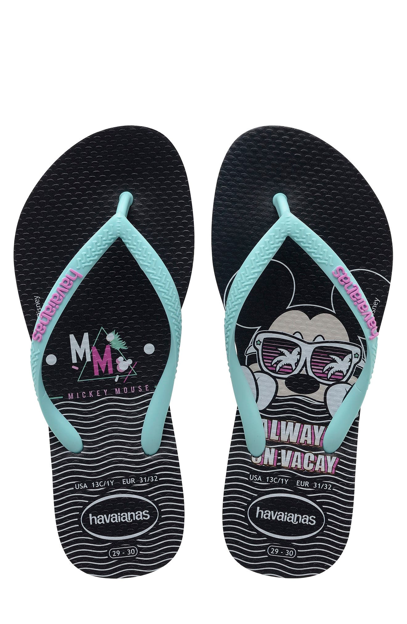 Havaianas 'Disney<sup>®</sup> Minnie Mouse' Flip Flop, Main, color, 