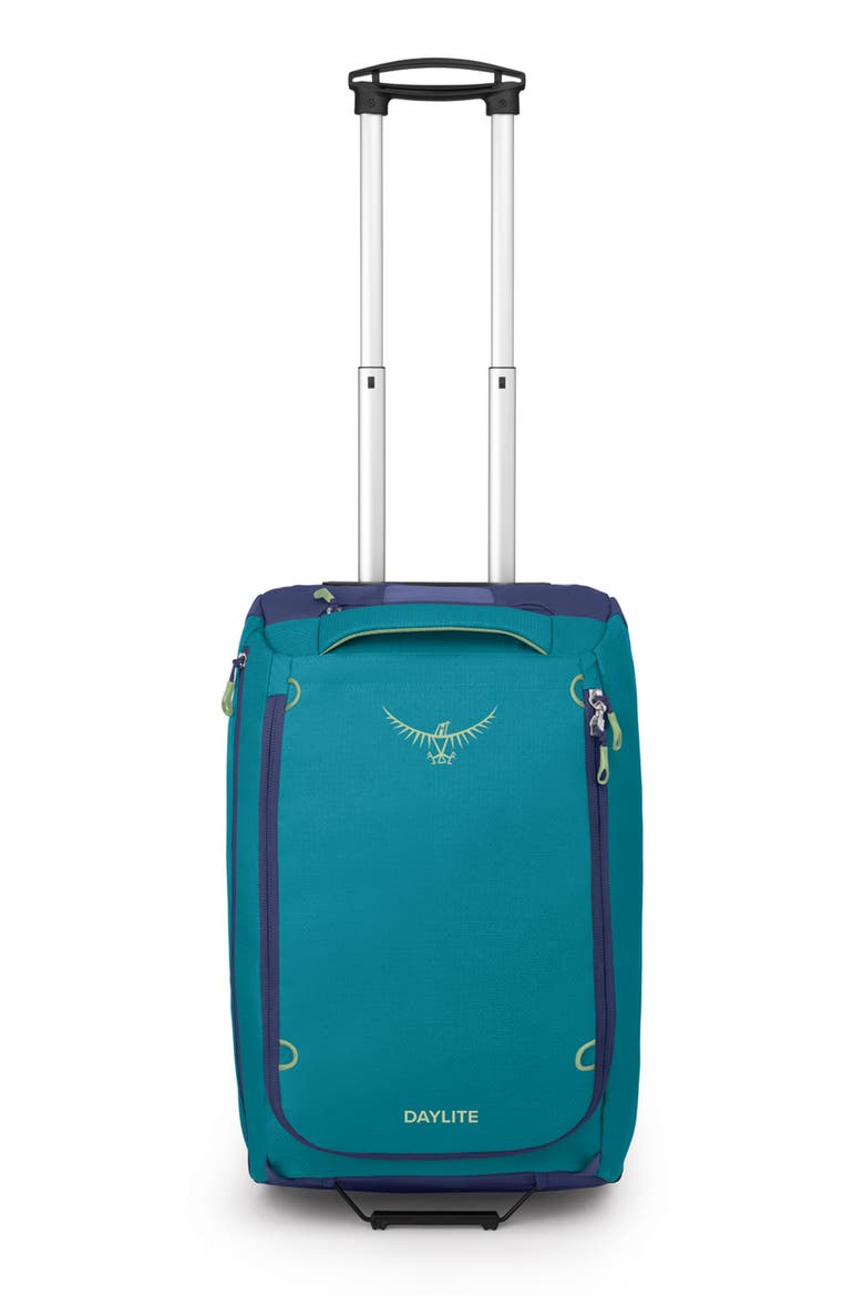 Daylite 40-Liter 22-Inch Wheeled Carry-On Duffle Bag, Main, color, BLUE SPIKEMOSS/ ALKALINE