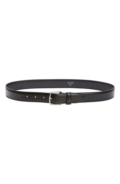 The Row Classic Leather Belt In Black