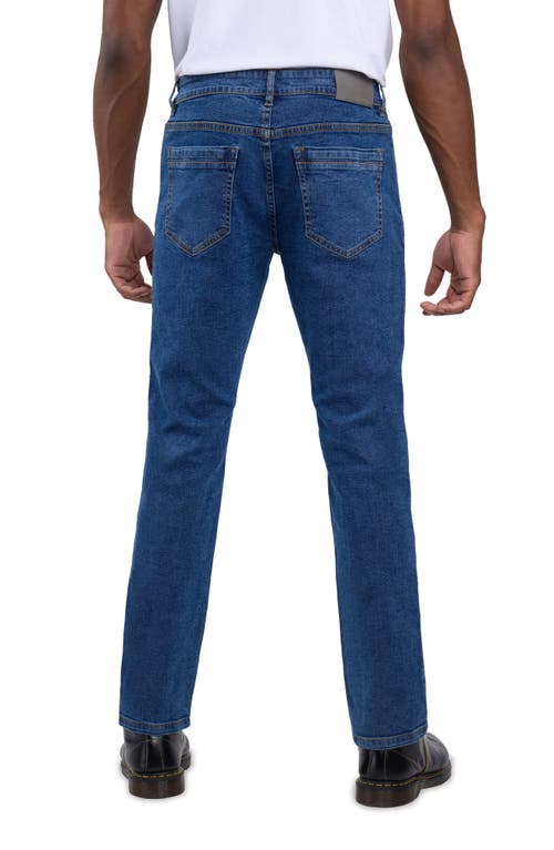 Spring + Mercer Super Soft Slim Fit Jeans In Blue