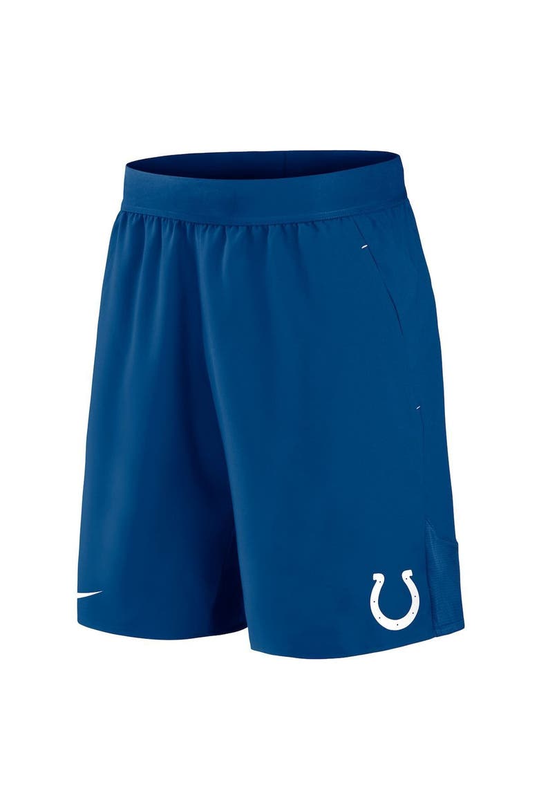 Men's Nike Royal Indianapolis Colts Stretch Woven Shorts, Alternate, color, Royal