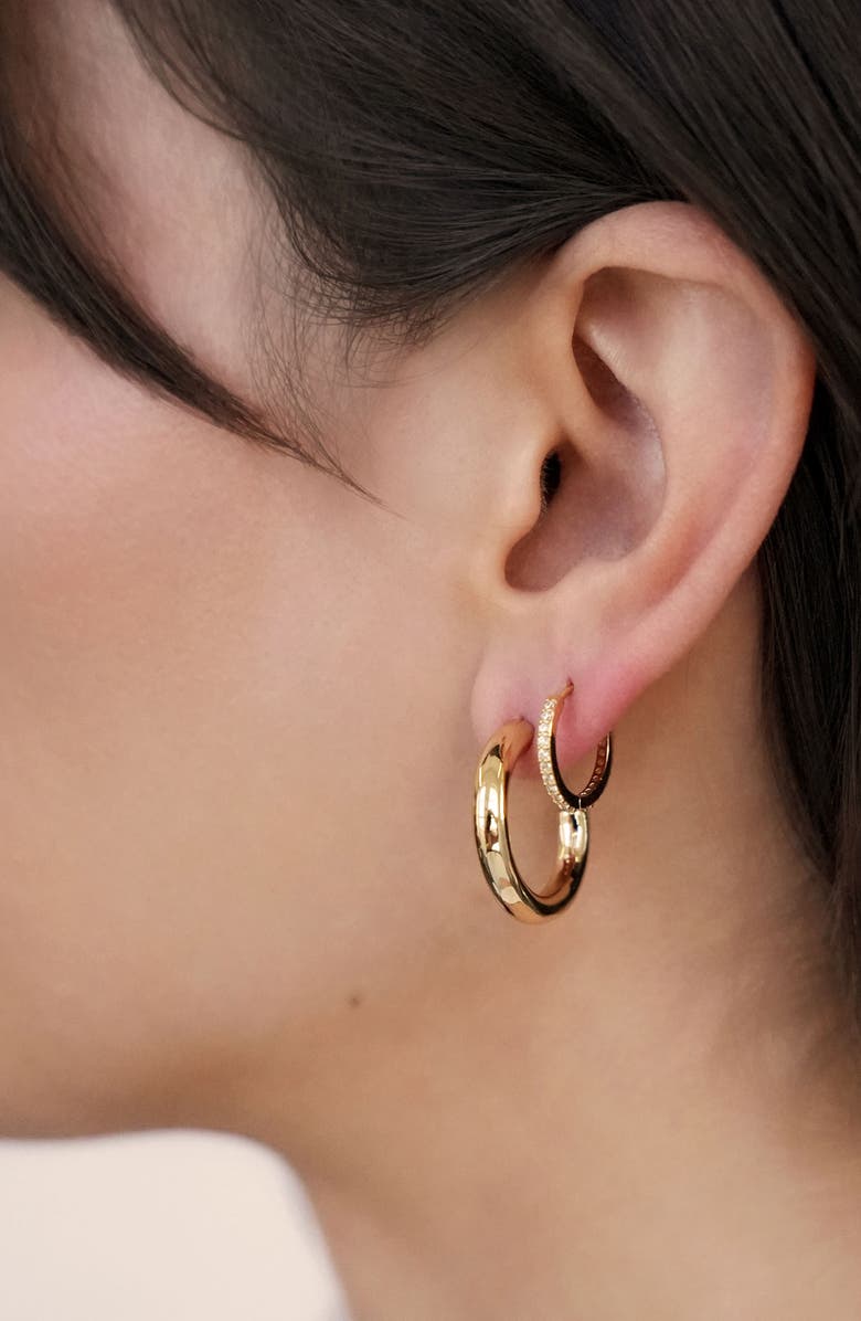 Ettika 2-Pack Hoop Earrings, Alternate, color, Gold