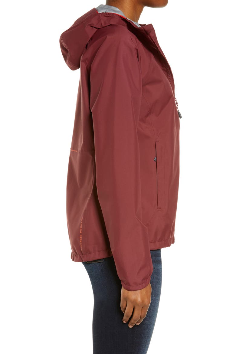 Motive Ascent Shell Waterproof Women's Jacket, Alternate, color, BURGUNDY