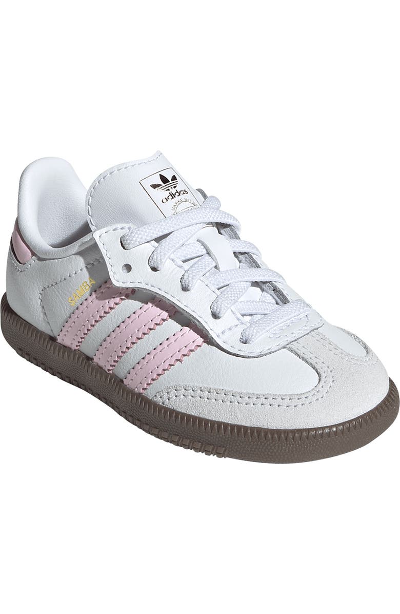 adidas Kids' Samba OG Sneaker, Main, color, White/ Clear Pink/ Gum