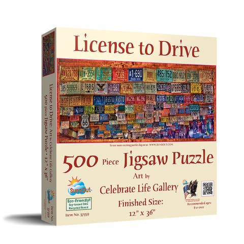 License to Drive 500 piece Jigsaw Puzzle for Adults