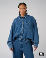 WeWoreWhat Boxy Boyfriend Overshirt