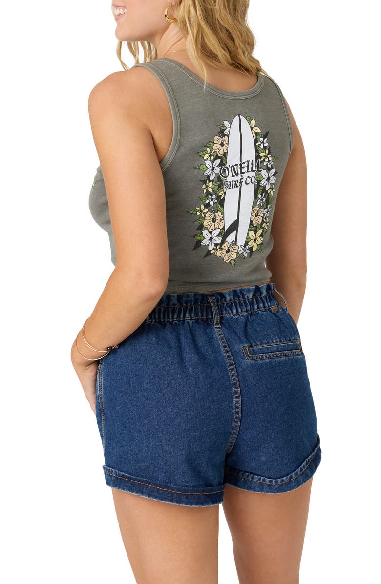 O'Neill Board Shine Graphic Crop Tank, Alternate, color, 