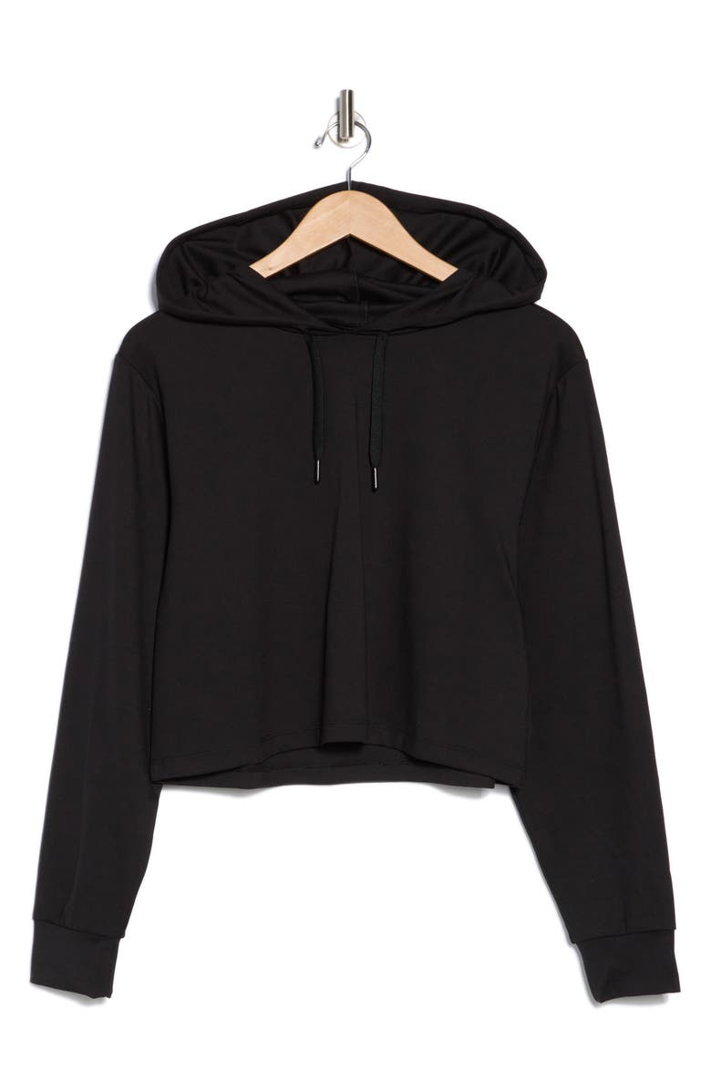 X by Gottex Cozy Hoodie, Alternate, color, Black