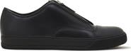 Lanvin Dbb1 Zip Sneakers In Leather