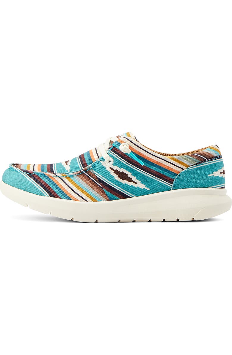 Ariat Hilo Sneaker, Alternate, color, Turquoise Stripe