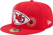 New Era Men's New Era Red Kansas City Chiefs State Stitch 59FIFTY Fitted Hat