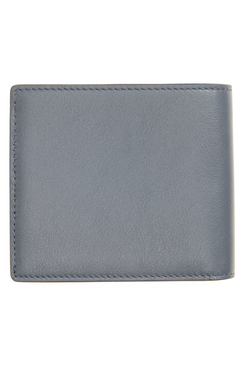 Equestrian Knight Design Leather Bilford Wallet, Alternate, color, WAVE BLUE